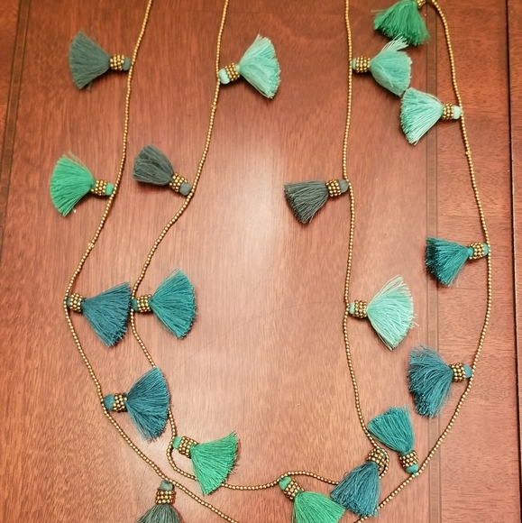 Handmade Tassel Necklace - Picture 6 of 8